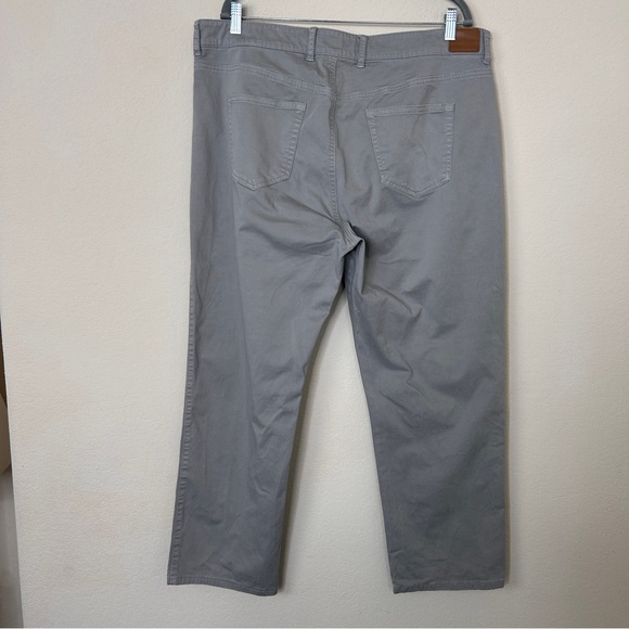 Peter Millar Men’s Classic Fit Khaki Pants Grey Size 40 - Picture 5 of 11